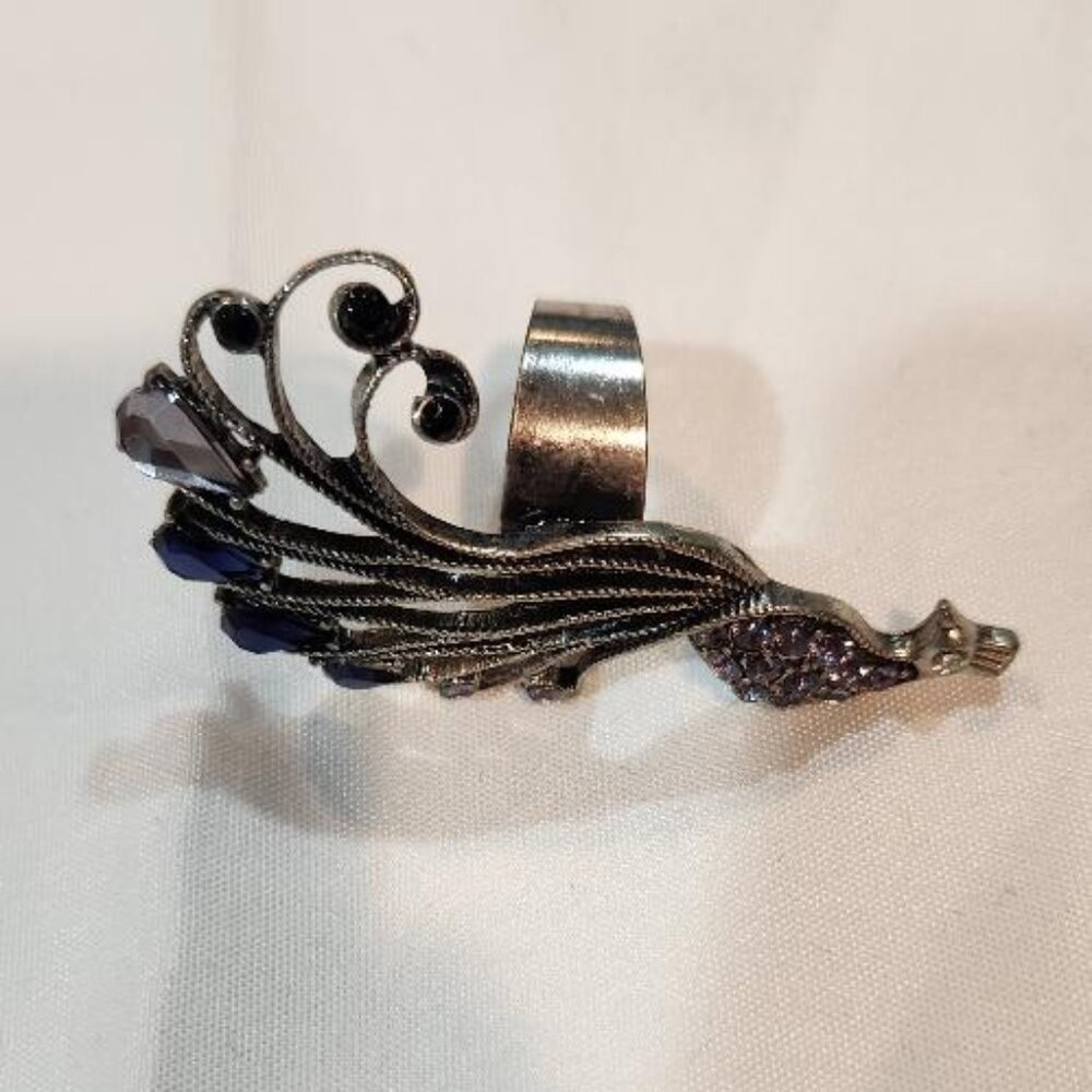 Vintage Peacock Statement Ring - image 6